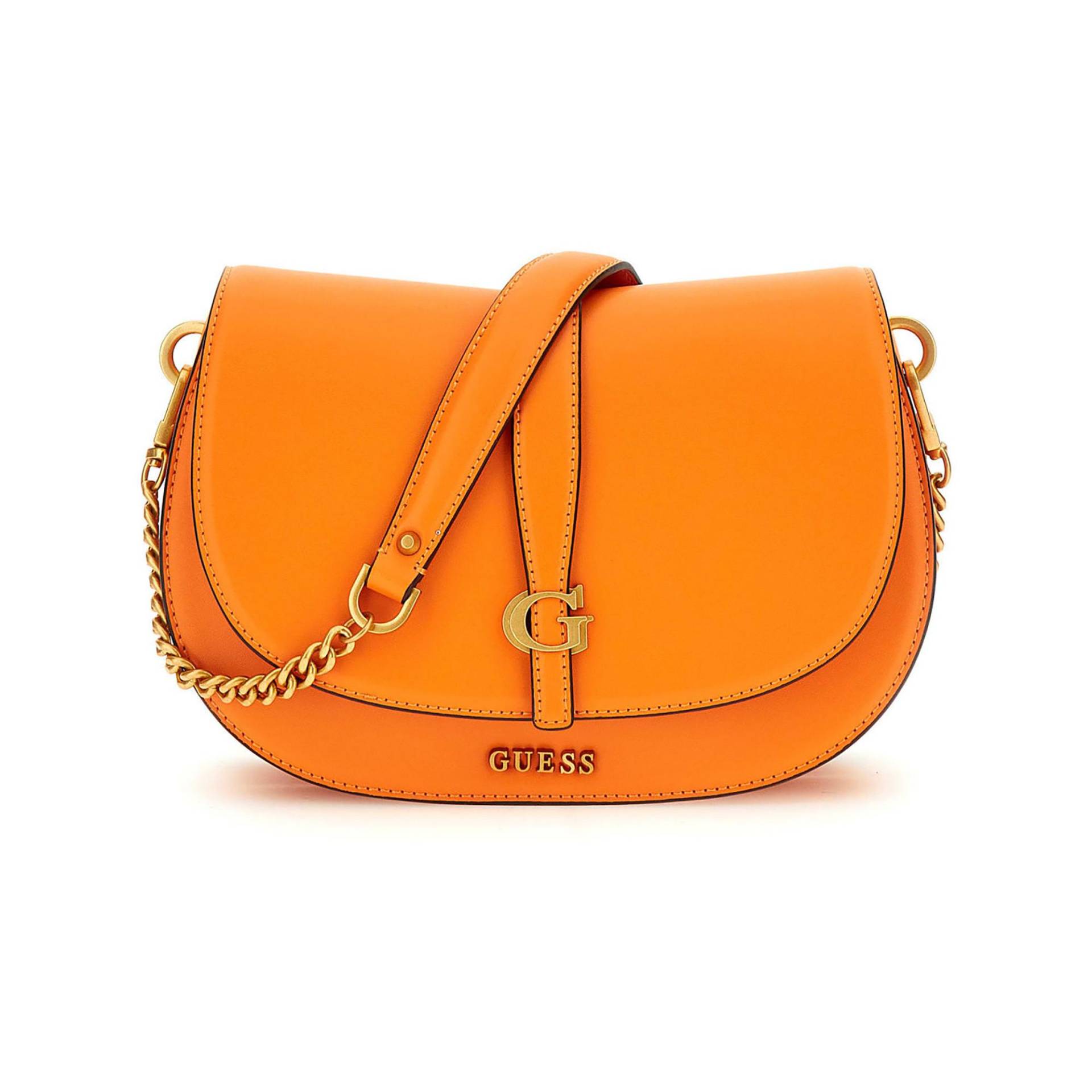 Shoulder Bag Damen Orange ONE SIZE von GUESS