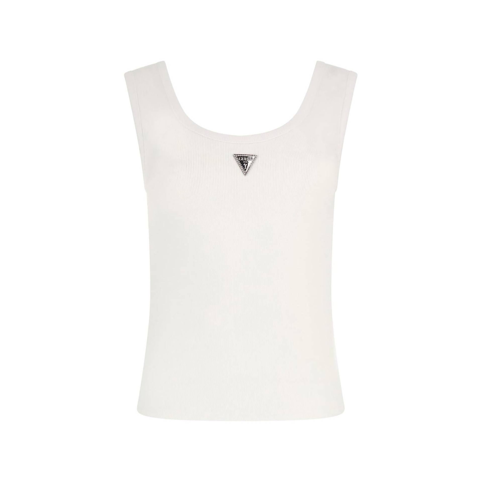 Top Damen Weiss L von GUESS