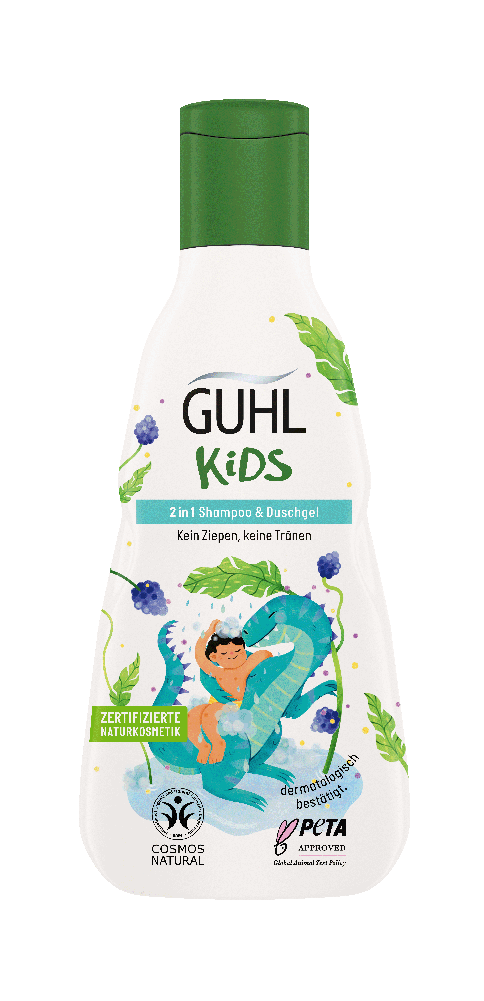 Guhl - Kids 2in1 Shampoo, Duschgel Brombeerextrakt von GUHL