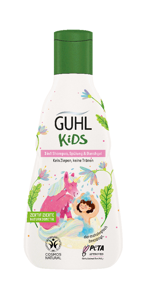 Guhl - Kids 3in1 Shampoo, Spülung, Duschgel Mandelmilch von GUHL