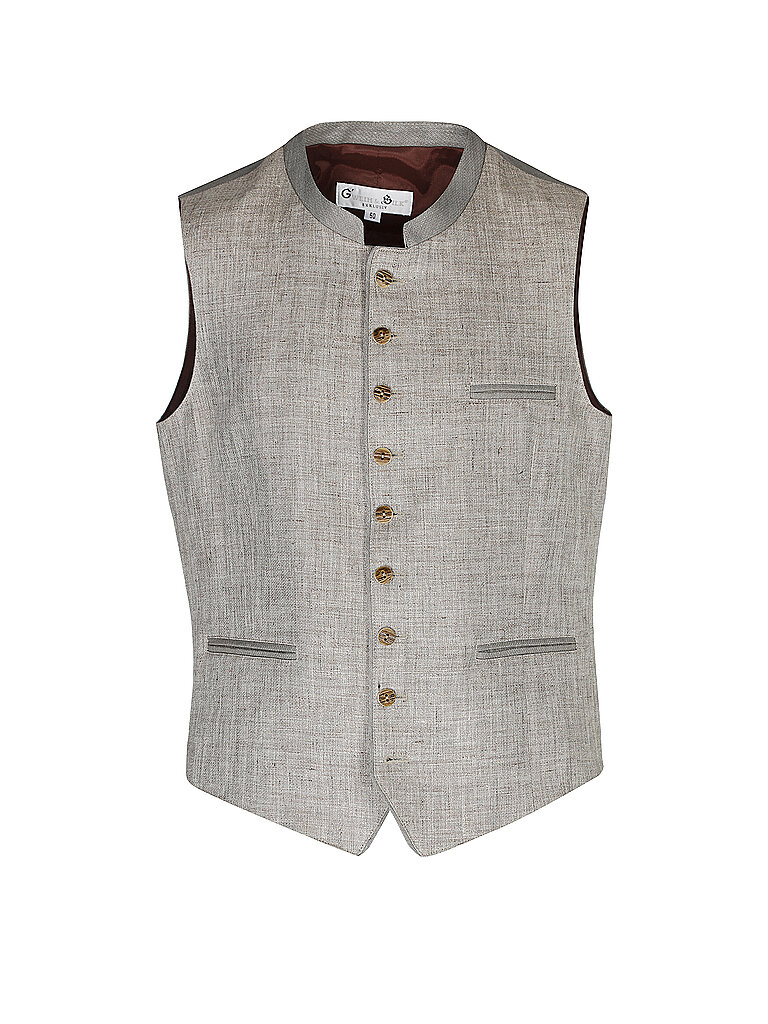 GWEIH & SILK Trachtengilet REGEN  hellgrau | 50 von GWEIH & SILK