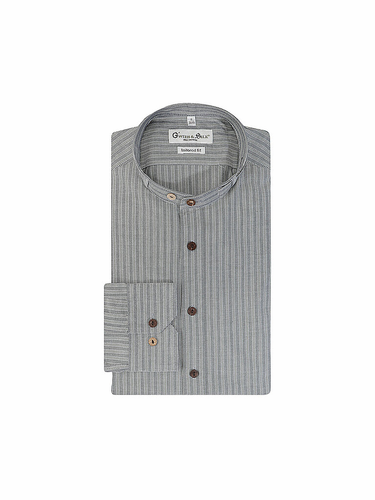 GWEIH & SILK Trachtenhemd EIBSEE hellgrau | XXL GWEIH & SILK Trachtenhemd EIBSEE hellgrau | XXL von GWEIH & SILK