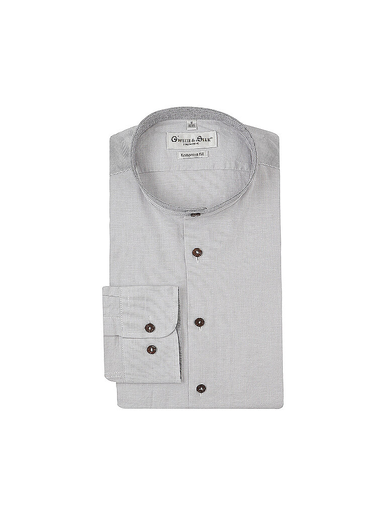 GWEIH & SILK Trachtenhemd IRRSEE hellgrau | XXL GWEIH & SILK Trachtenhemd IRRSEE hellgrau | XXL von GWEIH & SILK