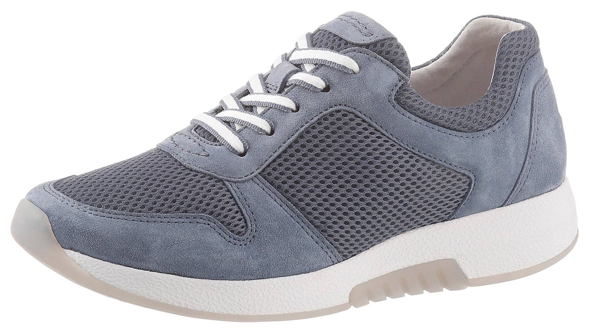 Gabor Rollingsoft Keilsneaker, Freizeitschuh, Halbschuh, Schnürschuh im sommerlichem Materialmix von Gabor Rollingsoft