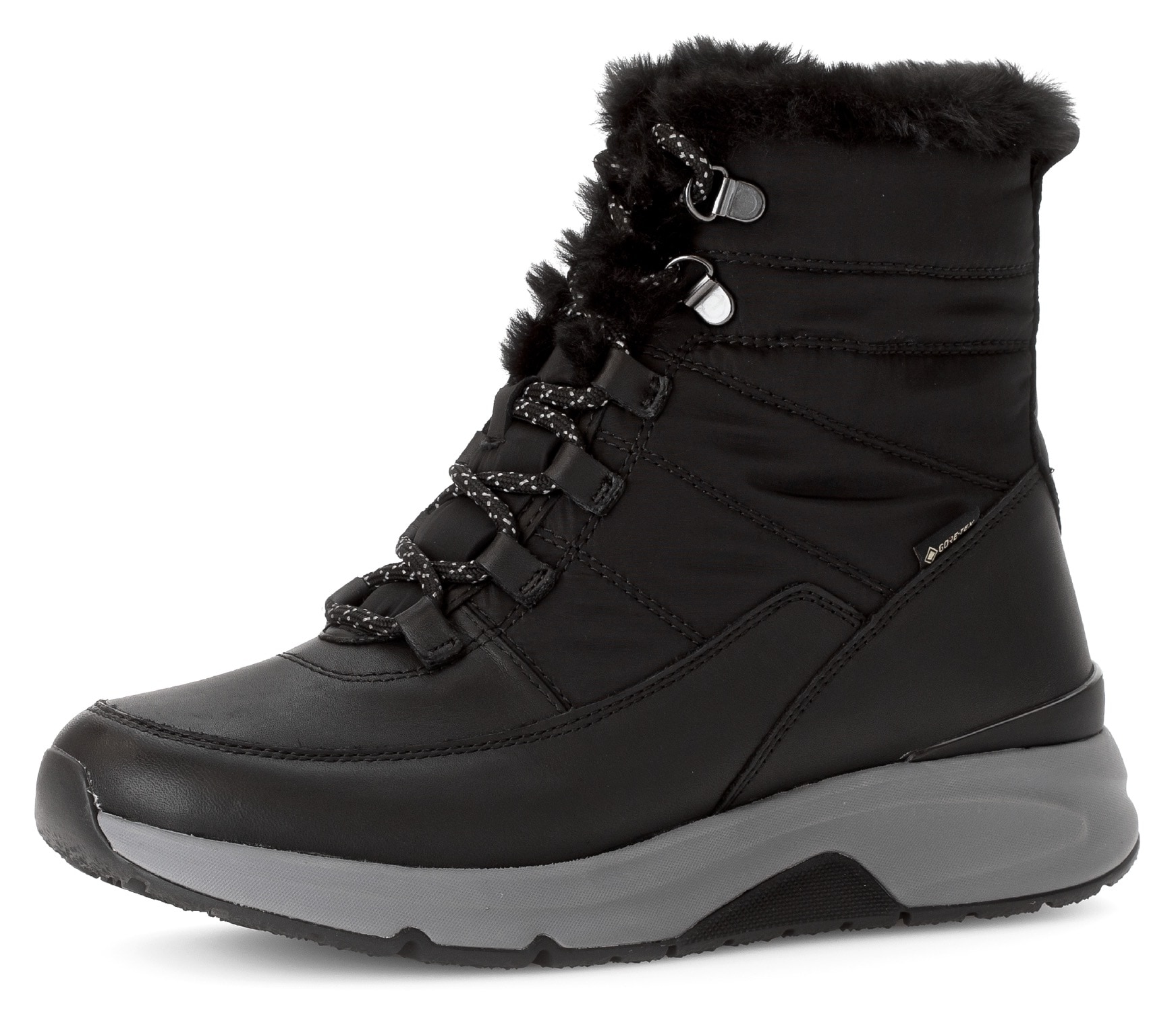 Gabor Rollingsoft Winterboots, Keilabsatz, Schnürboots, Outdoorsch, Ösen, Bergsteigerlook von Gabor Rollingsoft