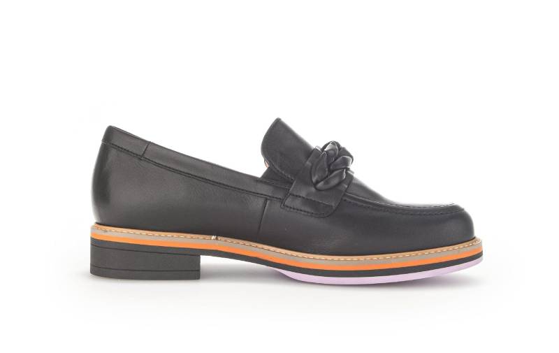 22.462.27 - Leder Loafer Damen Schwarz 35.5 von Gabor