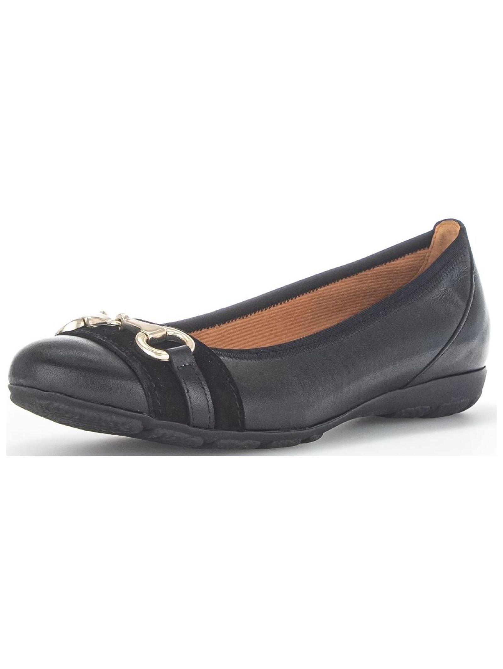 Ballerinas Damen Schwarz 38 von Gabor