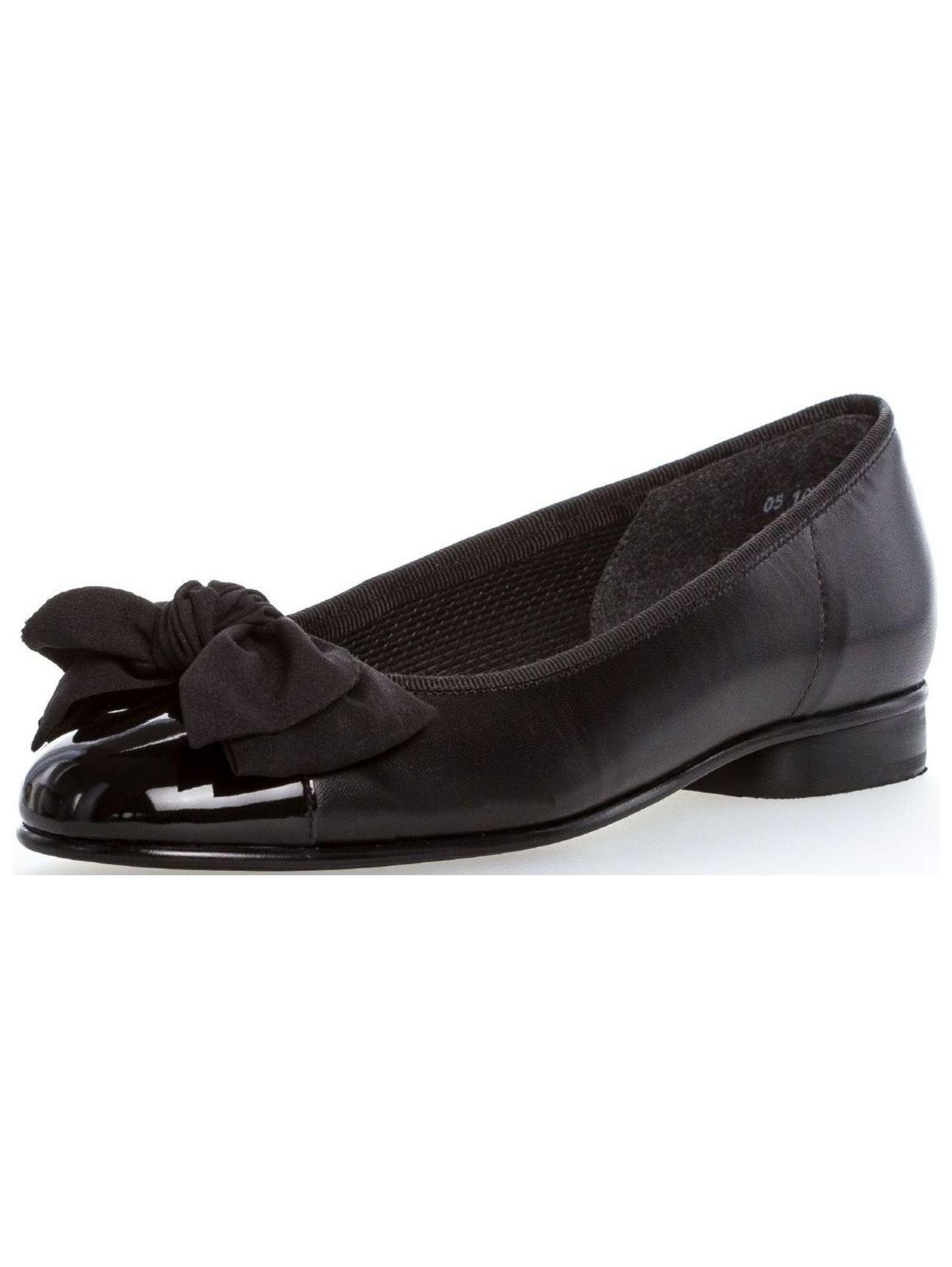 Ballerinas Damen Schwarz 38.5 von Gabor