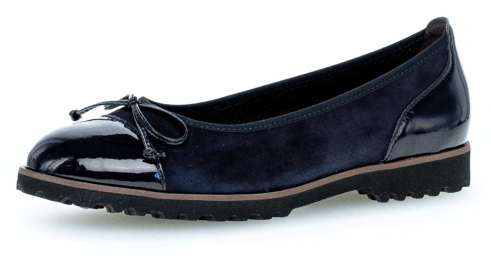 Gabor Ballerina, Flats, Chunky Slipper mit komfortablem Gummieinfass Gabor Ballerina, Flats, Chunky Slipper mit komfortablem Gummieinfass von Gabor