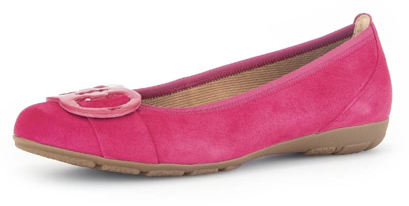 Gabor Ballerina, Flache Schuhe, Slipper mit Hovercraft Luftkammern-Laufsohle von Gabor