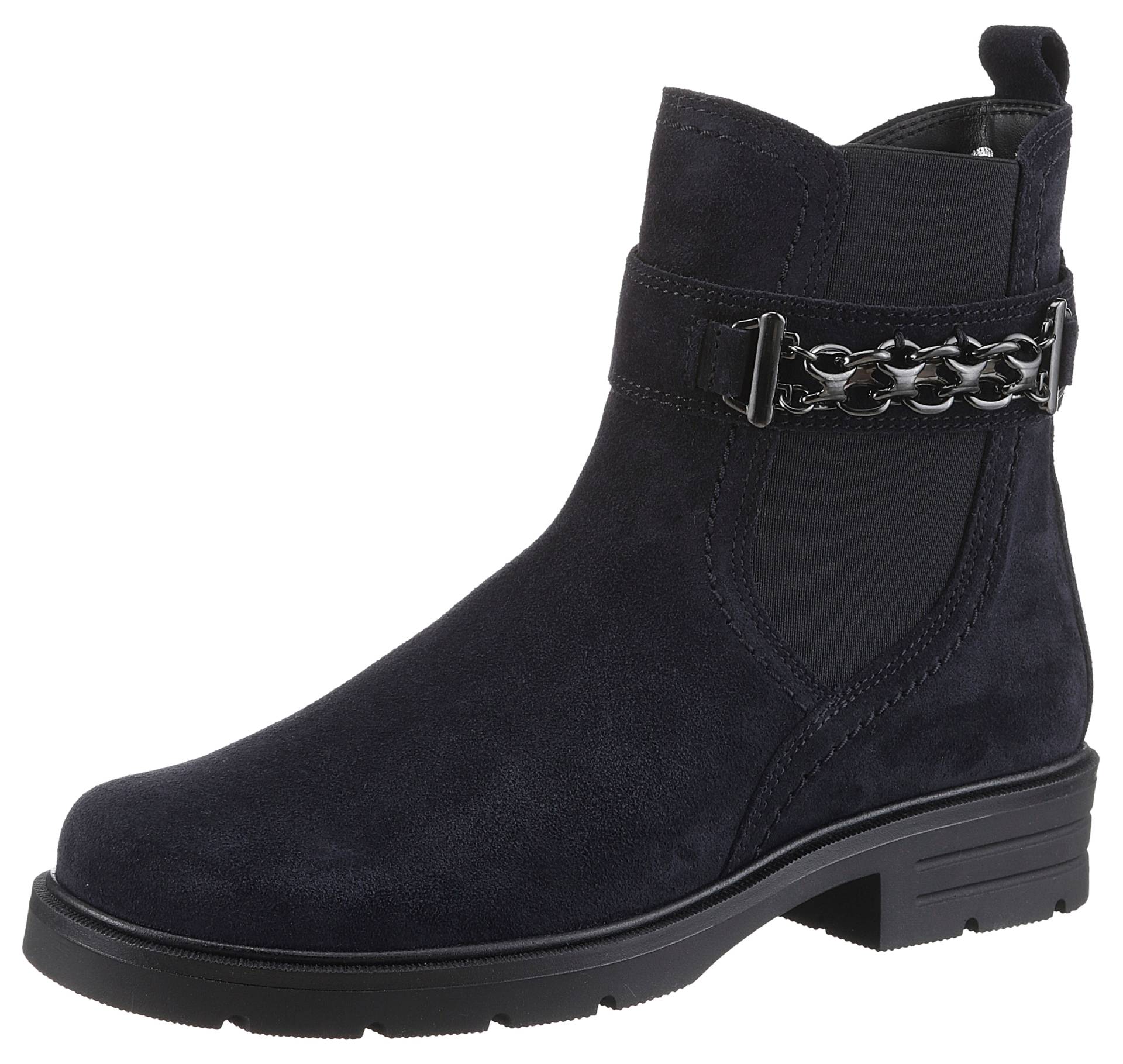 Gabor Chelseaboots, Blockabsatz, Herbstmode, Stiefelette mit Zierkette am Schaft Gabor Chelseaboots, Blockabsatz, Herbstmode, Stiefelette mit Zierkette am Schaft von Gabor