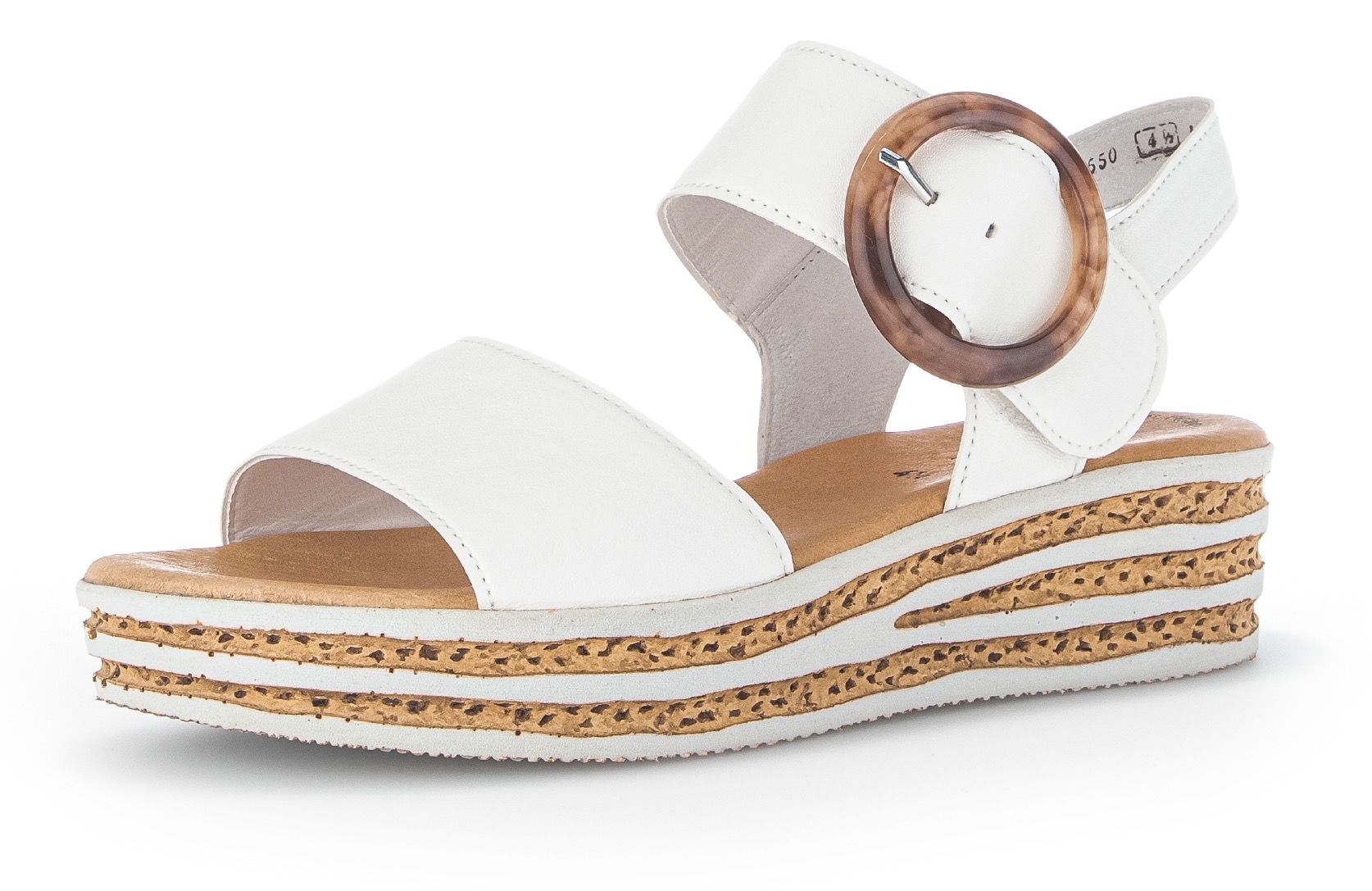 Gabor Keilsandalette, Sommerschuh, Riemchensandale, Klettverschluss unter der Zierschnalle Gabor Keilsandalette, Sommerschuh, Riemchensandale, Klettverschluss unter der Zierschnalle von Gabor