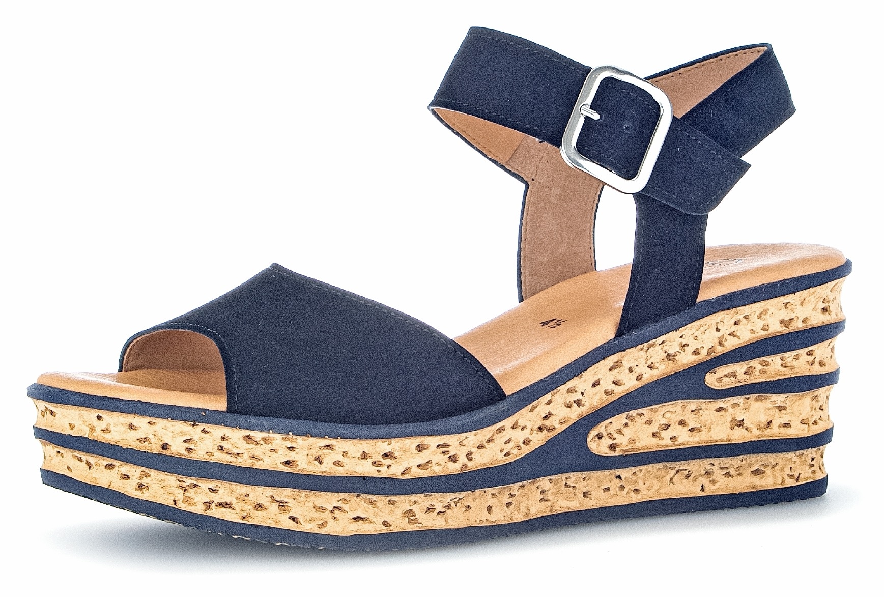 Gabor Keilsandalette, Sommerschuh, Sandale, Keilabsatz, mit auffällliger Absatzgestaltung Gabor Keilsandalette, Sommerschuh, Sandale, Keilabsatz, mit auffällliger Absatzgestaltung von Gabor