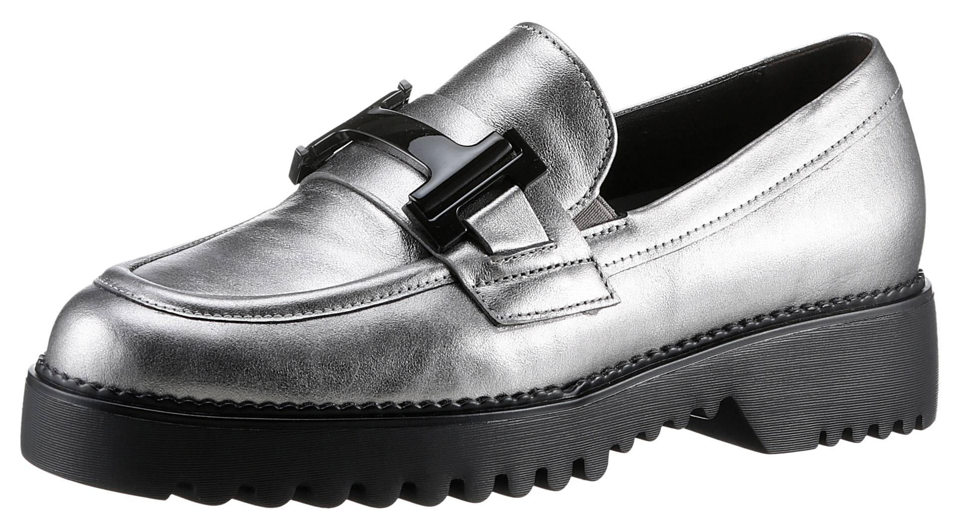 Gabor Loafer »Florenz«, Blockabsatz, Slipper, Halbschuh, Schlupfschuh in Weite G (=weit) von Gabor