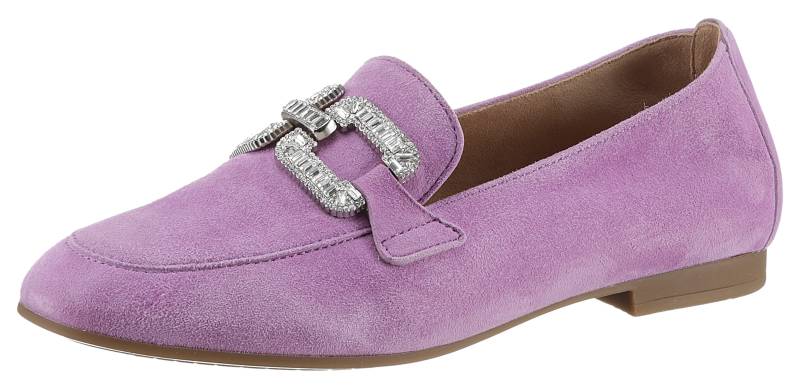 Gabor Loafer, Slipper, Festtagsschuh, Schlupfschuh mit edlem Schmuckelement von Gabor