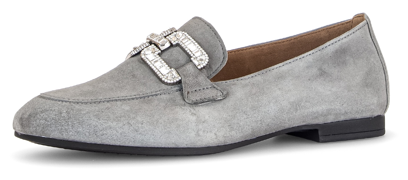 Gabor Loafer, Slipper, Festtagsschuh, Schlupfschuh mit edlem Schmuckelement von Gabor