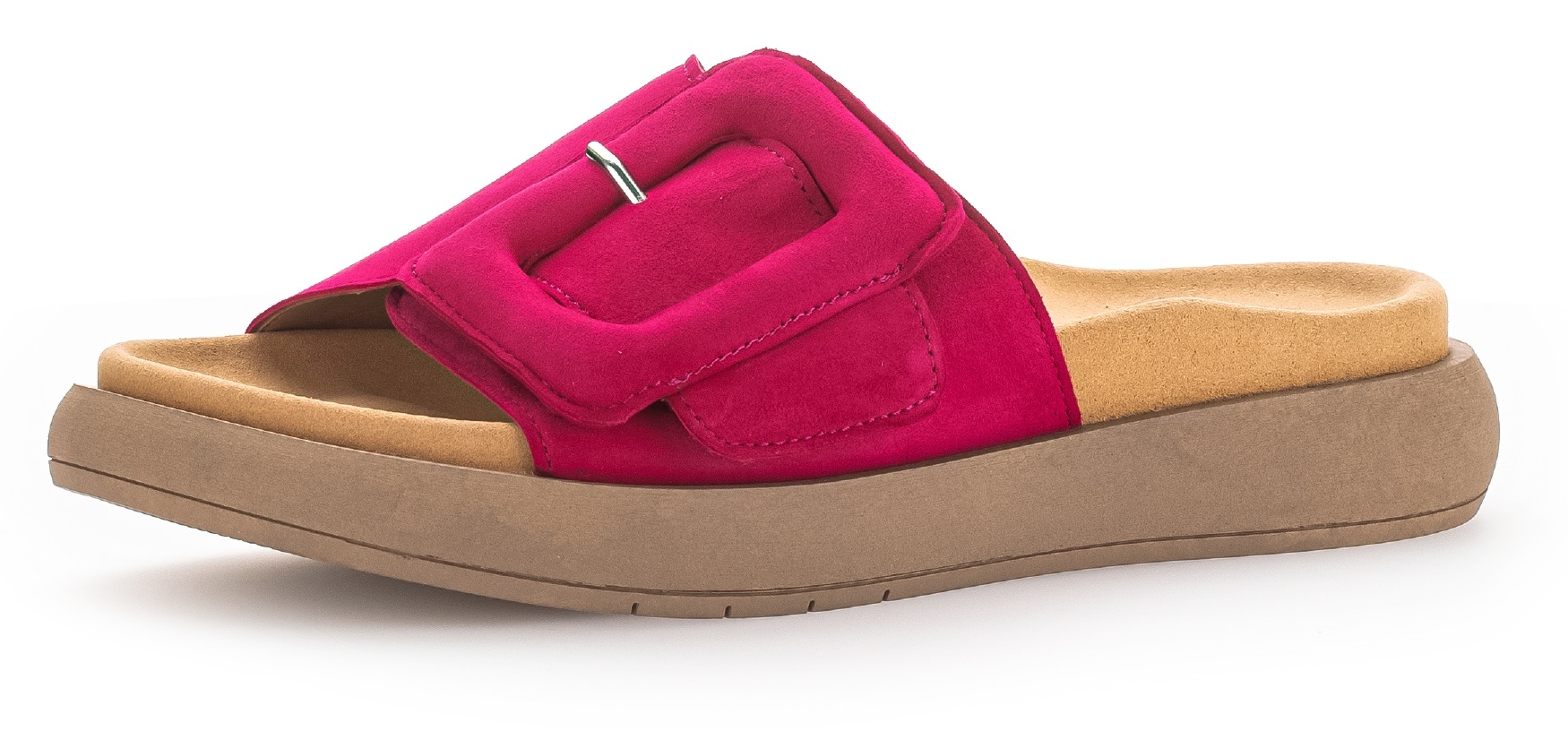 Gabor Pantolette, Plateau, Sommerschuh, Schlappen mit grosser Zierschnalle Gabor Pantolette, Plateau, Sommerschuh, Schlappen mit grosser Zierschnalle von Gabor