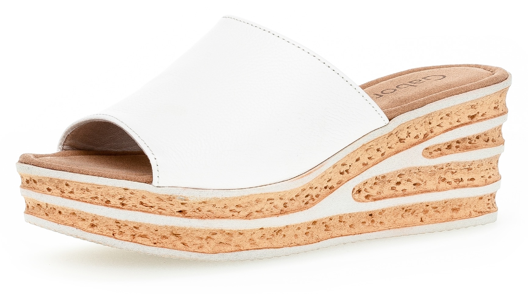 Gabor Pantolette, Keilabsatz, Sommerschuh, Schlappe, raffinierte Absatzgestaltung Gabor Pantolette, Keilabsatz, Sommerschuh, Schlappe, raffinierte Absatzgestaltung von Gabor