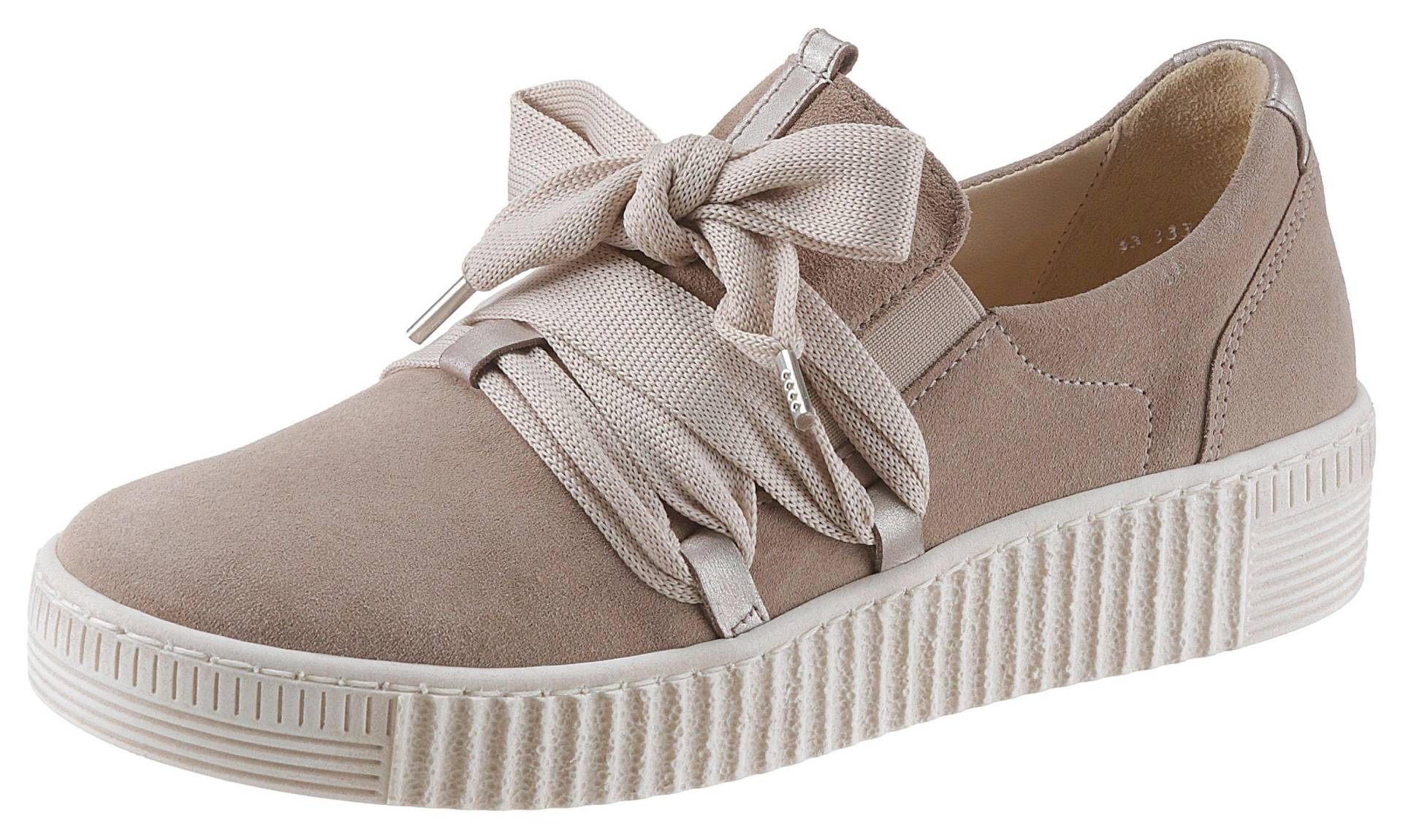 Gabor Plateausneaker, Schnürschuh, Halbschuh, Slipper mit aufgesetzter Zierschnürung Gabor Plateausneaker, Schnürschuh, Halbschuh, Slipper mit aufgesetzter Zierschnürung von Gabor