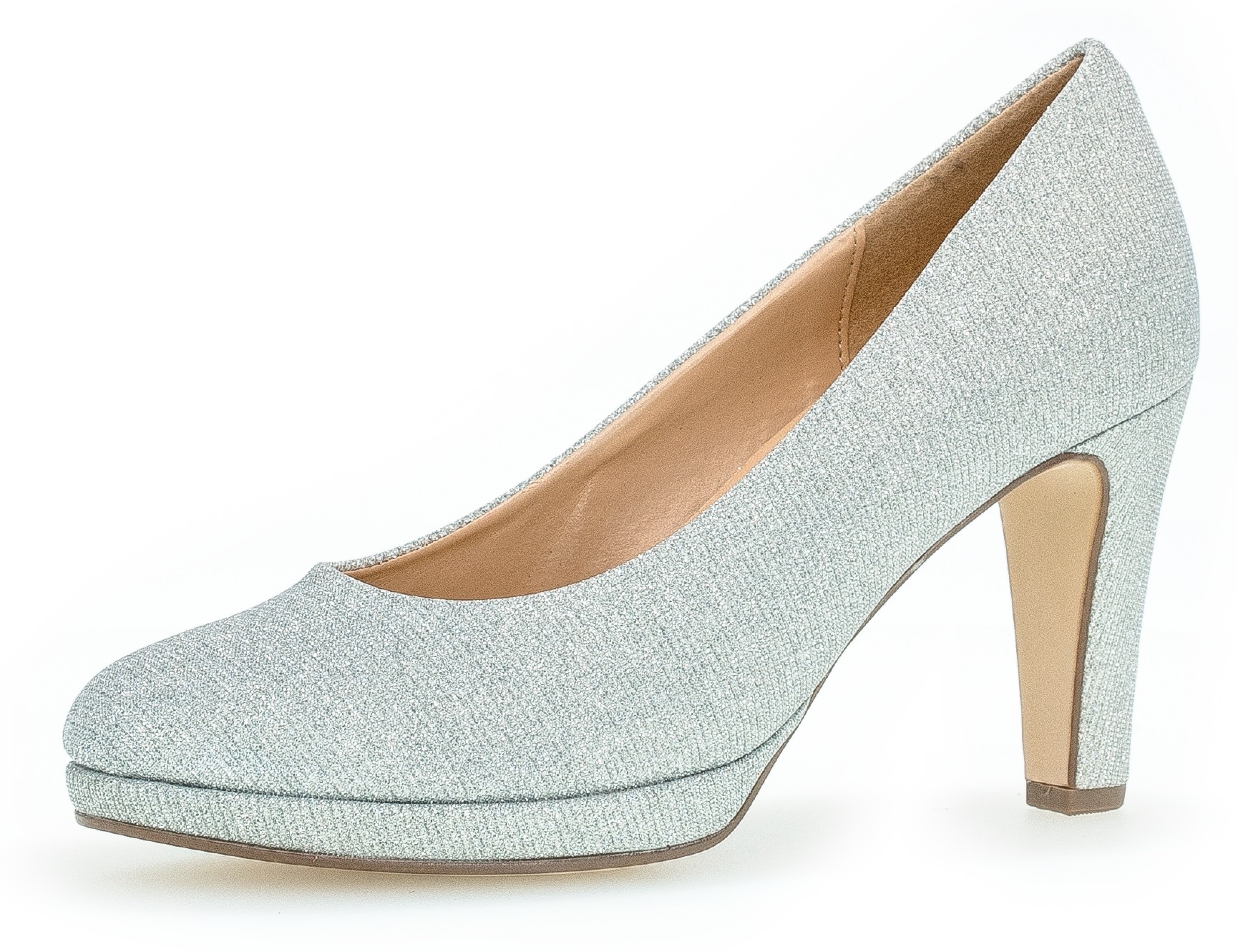 Gabor Pumps, Abendschuh, Festtagsschuh, Trichterabsatz, im Glitzerlook von Gabor