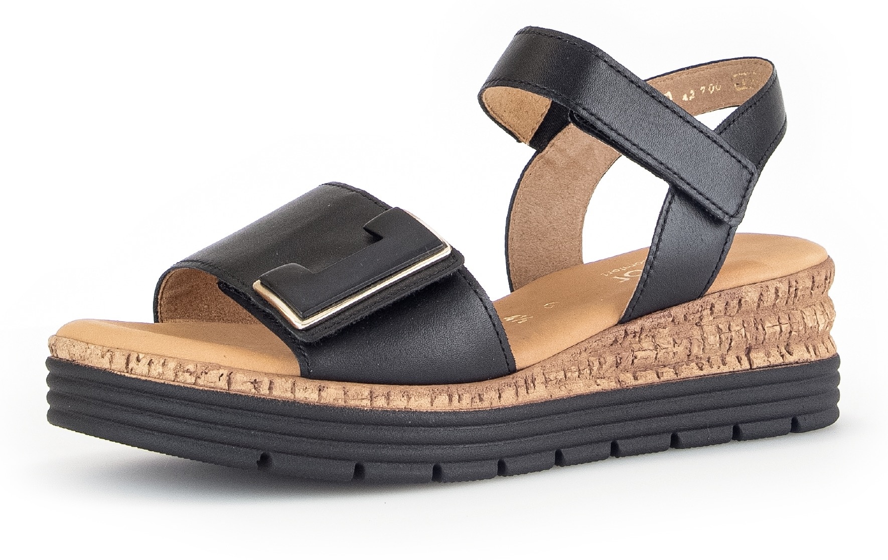Gabor Sandalette »GENUA«, Keilabsatz, Sommerschuh, Sandale mit Klettverschlüssen, Weite G Gabor Sandalette »GENUA«, Keilabsatz, Sommerschuh, Sandale mit Klettverschlüssen, Weite G von Gabor