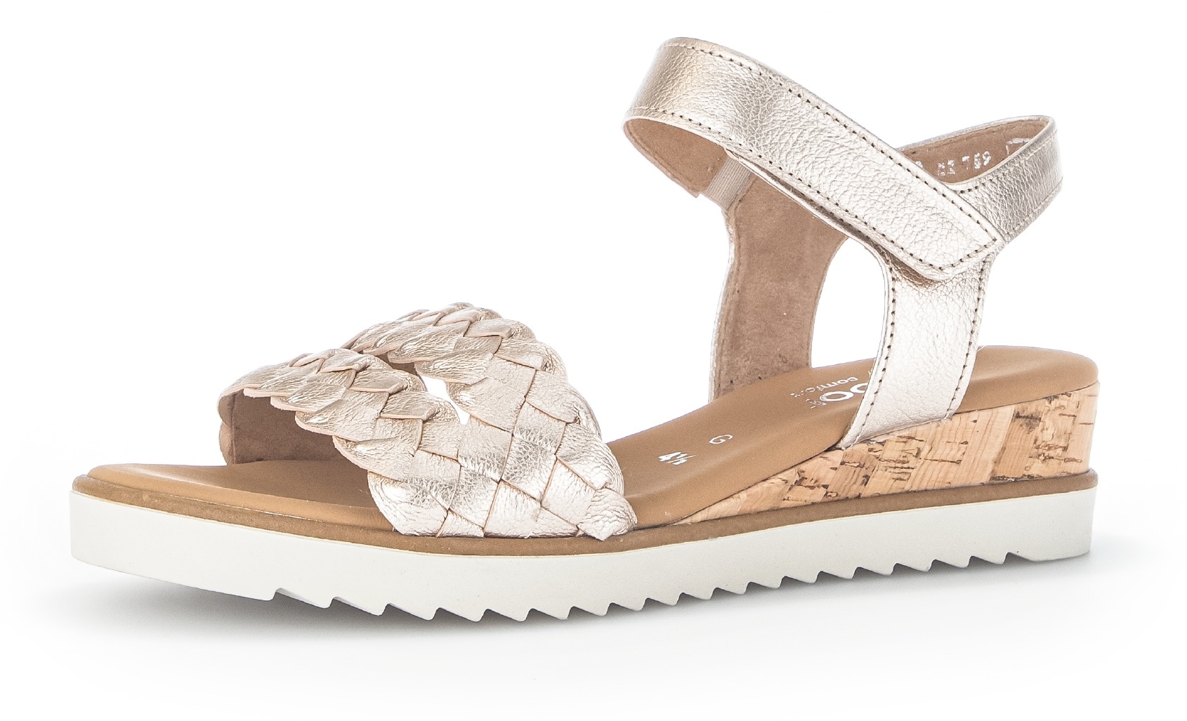 Gabor Sandalette »GENUA«, Sommerschuh, Sandale, Keilabsatz, mit Klettverschluss, Weite G Gabor Sandalette »GENUA«, Sommerschuh, Sandale, Keilabsatz, mit Klettverschluss, Weite G von Gabor