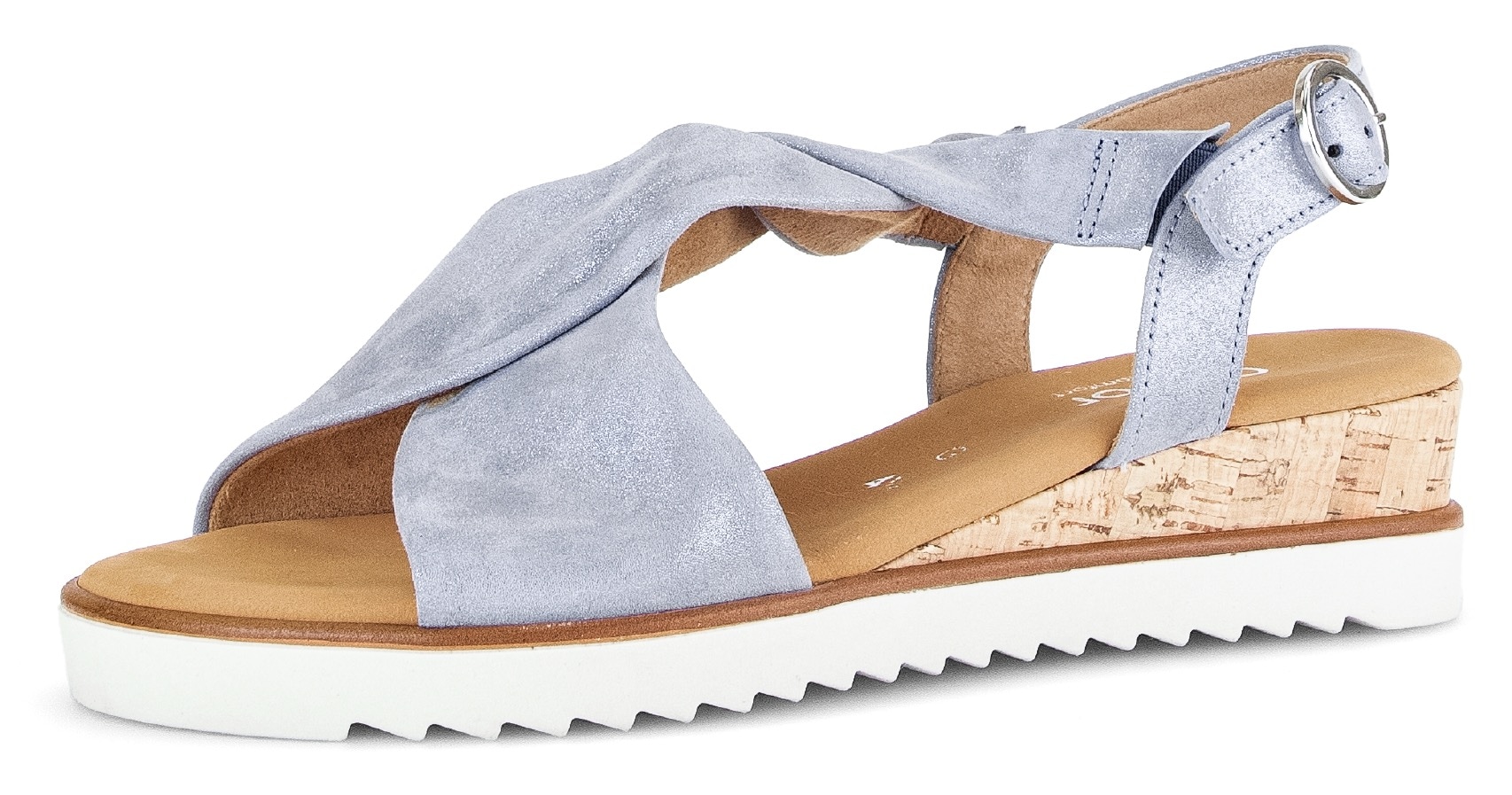 Gabor Sandalette »GENUA«, Sommerschuh, Sandale, Keilabsatz, mit verstellbarem Fersenriemchen Gabor Sandalette »GENUA«, Sommerschuh, Sandale, Keilabsatz, mit verstellbarem Fersenriemchen von Gabor