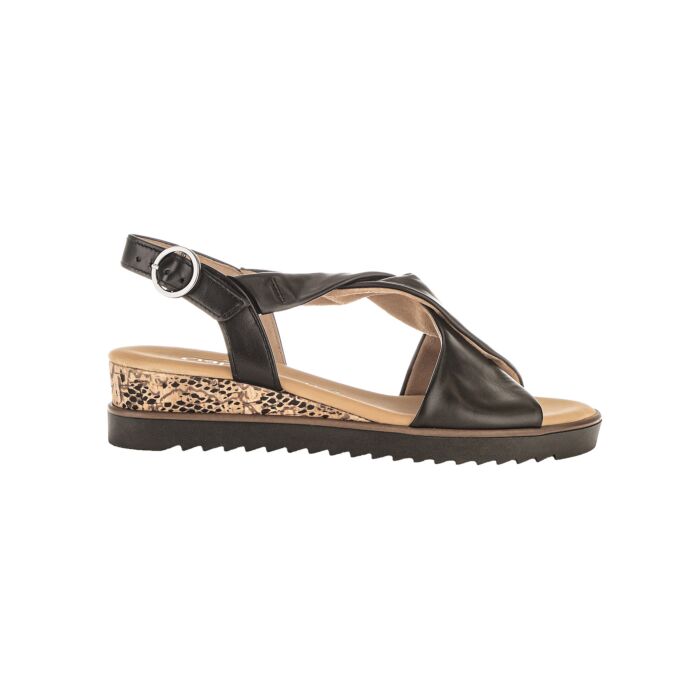 Gabor Sandalette aus samtweichem Veloursleder schwarz Gabor Sandalette aus samtweichem Veloursleder schwarz von Gabor