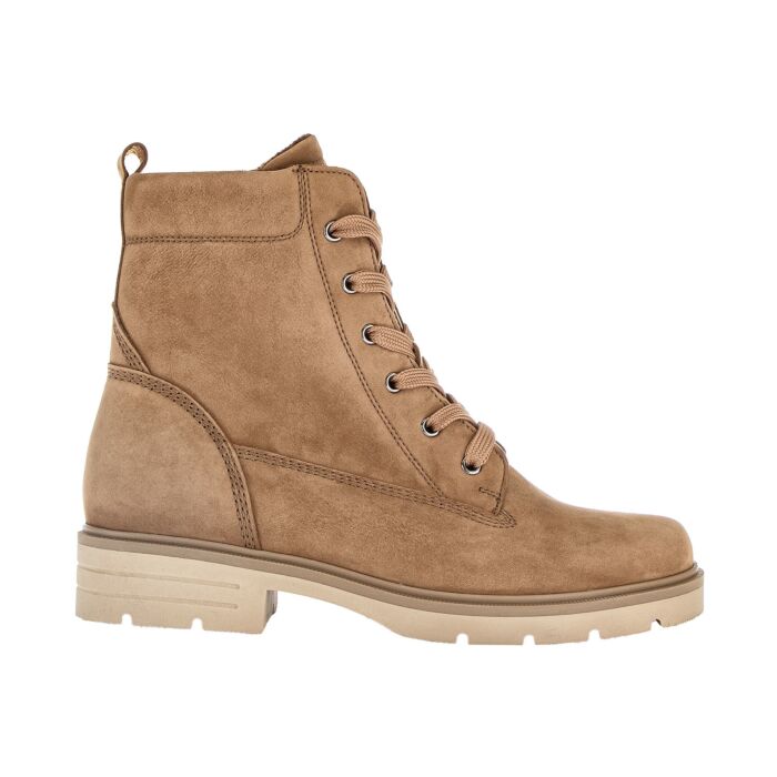 Gabor Schnürstiefel für Damen aus Leder camel, 37 von Gabor