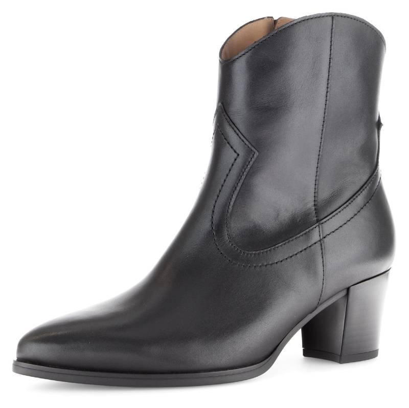 Gabor Westernstiefelette, Blockabsatz, Cowboyboots, Stiefelette, spitz zulaufende Form von Gabor