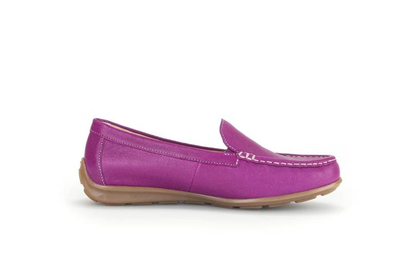 Leder Loafer Damen Violett 38 von Gabor