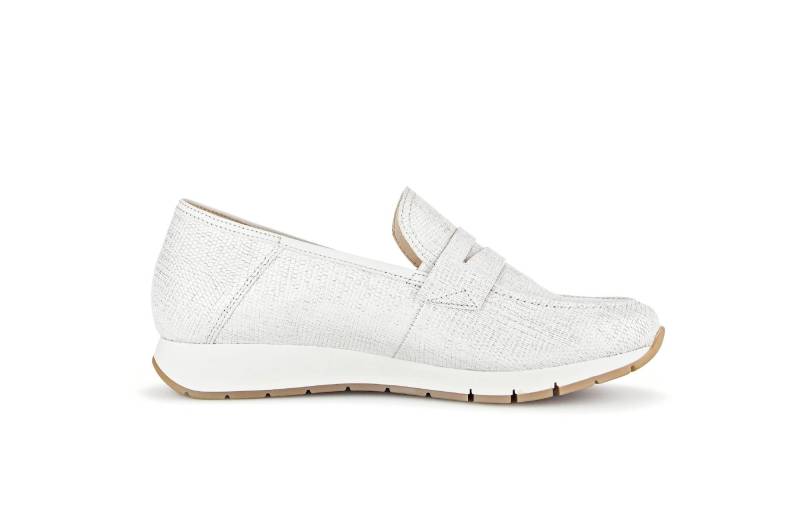 Leder Loafer Damen Weiss 37.5 von Gabor