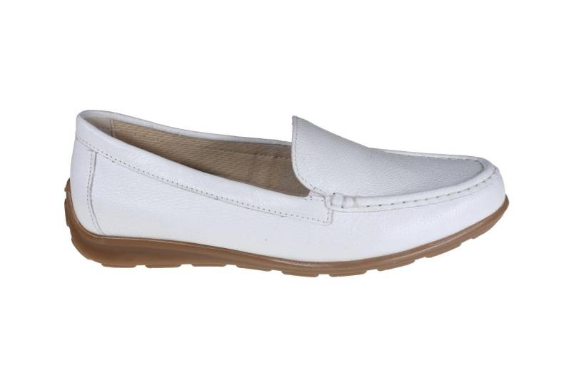 Leder Loafer Damen Weiss 43 von Gabor