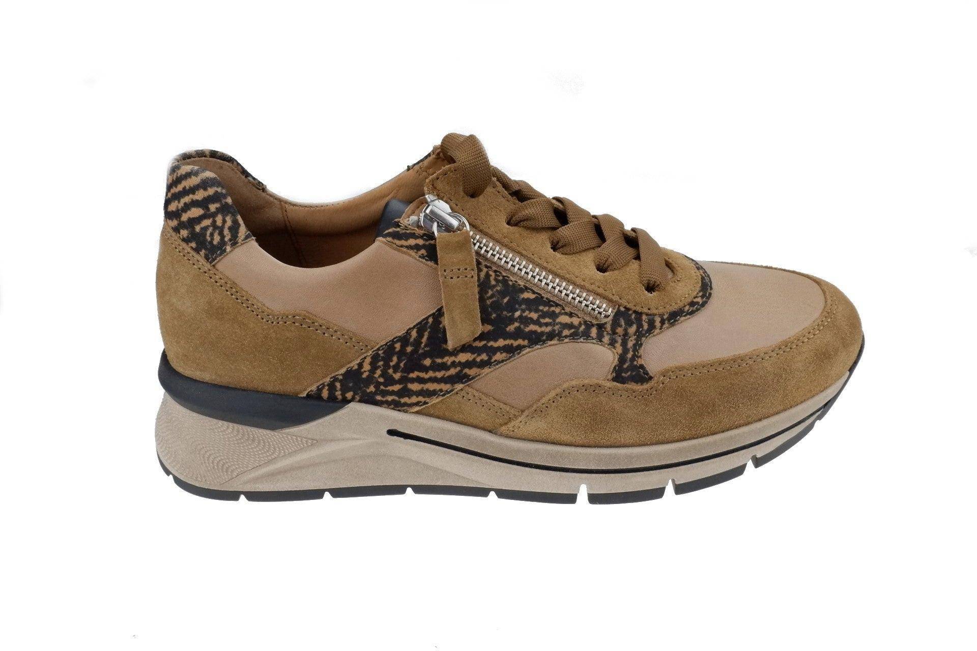 Leder Sneaker Damen Beige 41 von Gabor