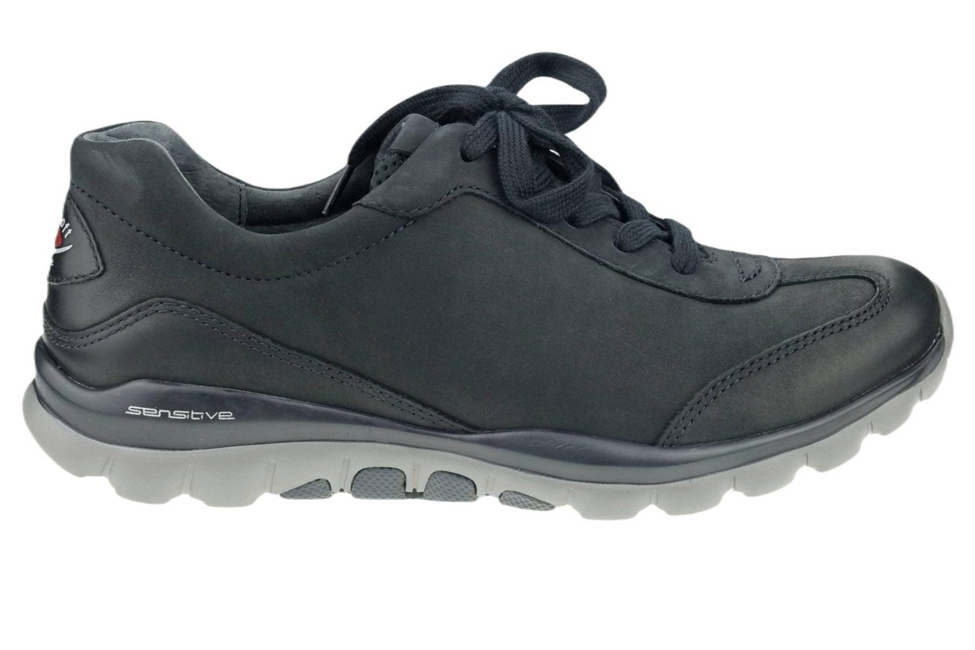 Leder Sneaker Damen Schwarz 37 von Gabor