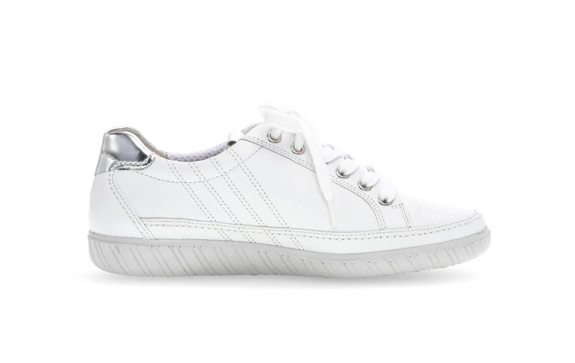 Leder Sneaker Damen Weiss 40 von Gabor