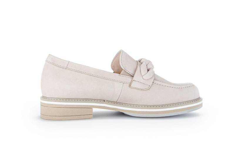 - Nubuk Loafer Damen Beige 40 von Gabor