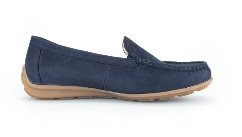 Nubuk Loafer Damen Blau 38 von Gabor