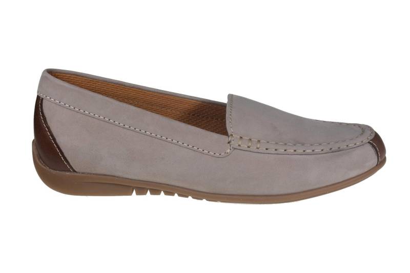 Nubuk Loafer Damen Grau 37 von Gabor