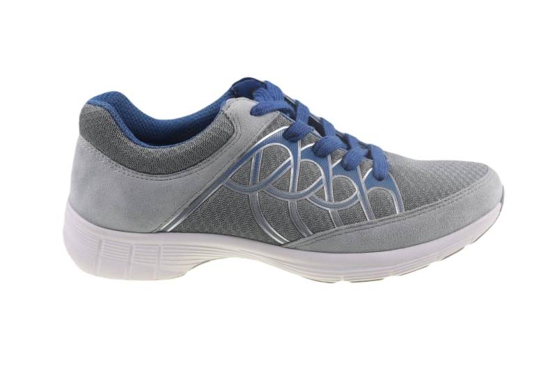 Nubuk Sneaker Damen Grau 40 von Gabor