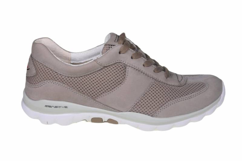 Nubuk Wandersneaker Damen Beige 41 von Gabor