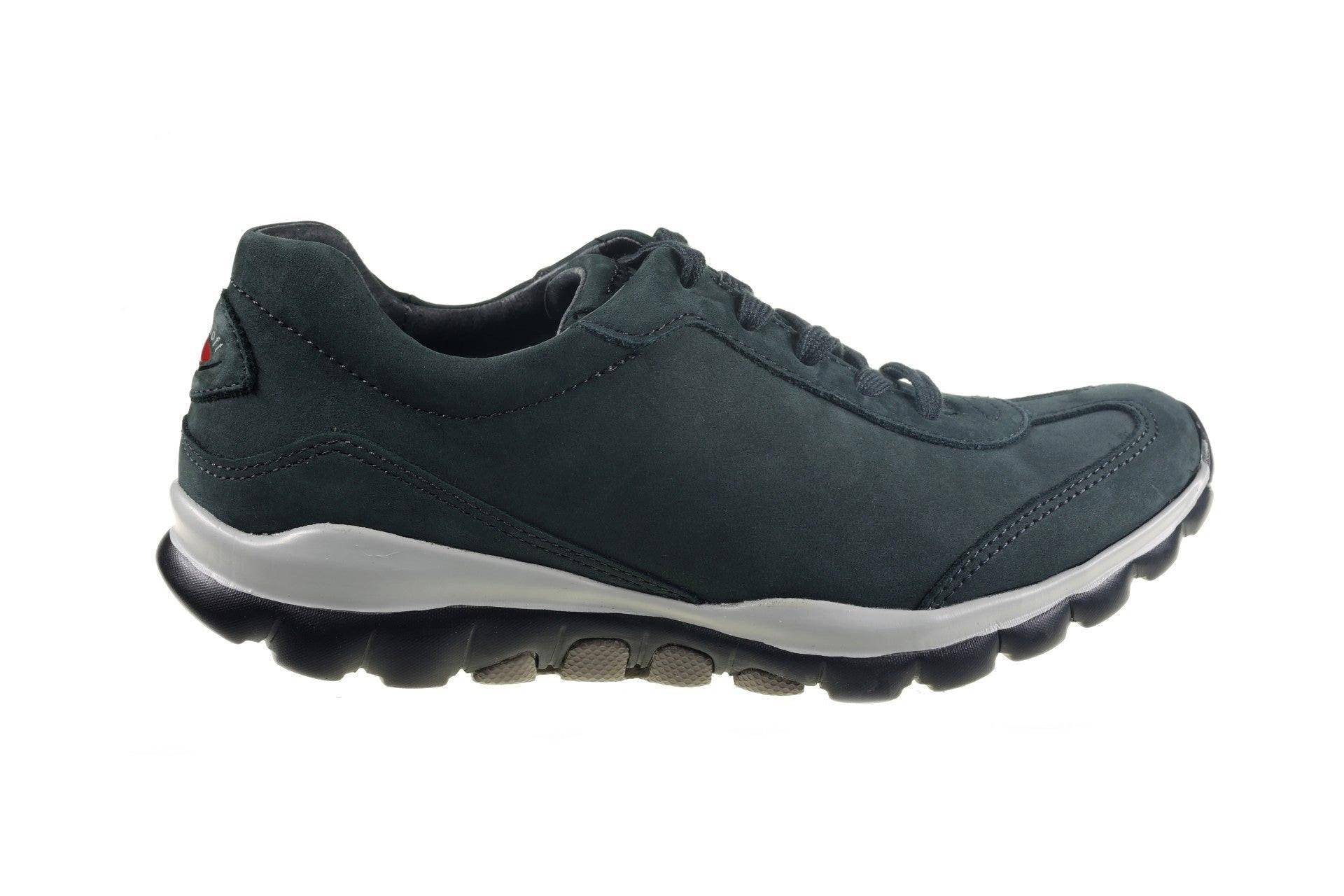 Nubuk Wandersneaker Damen Grün 44 von Gabor