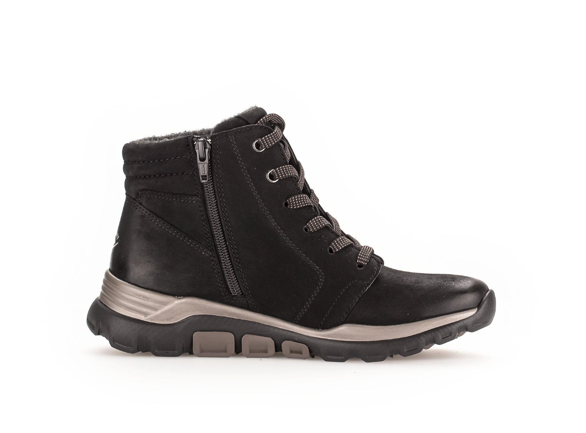 - Nubuk Wandersneaker Damen Schwarz 42.5 von Gabor