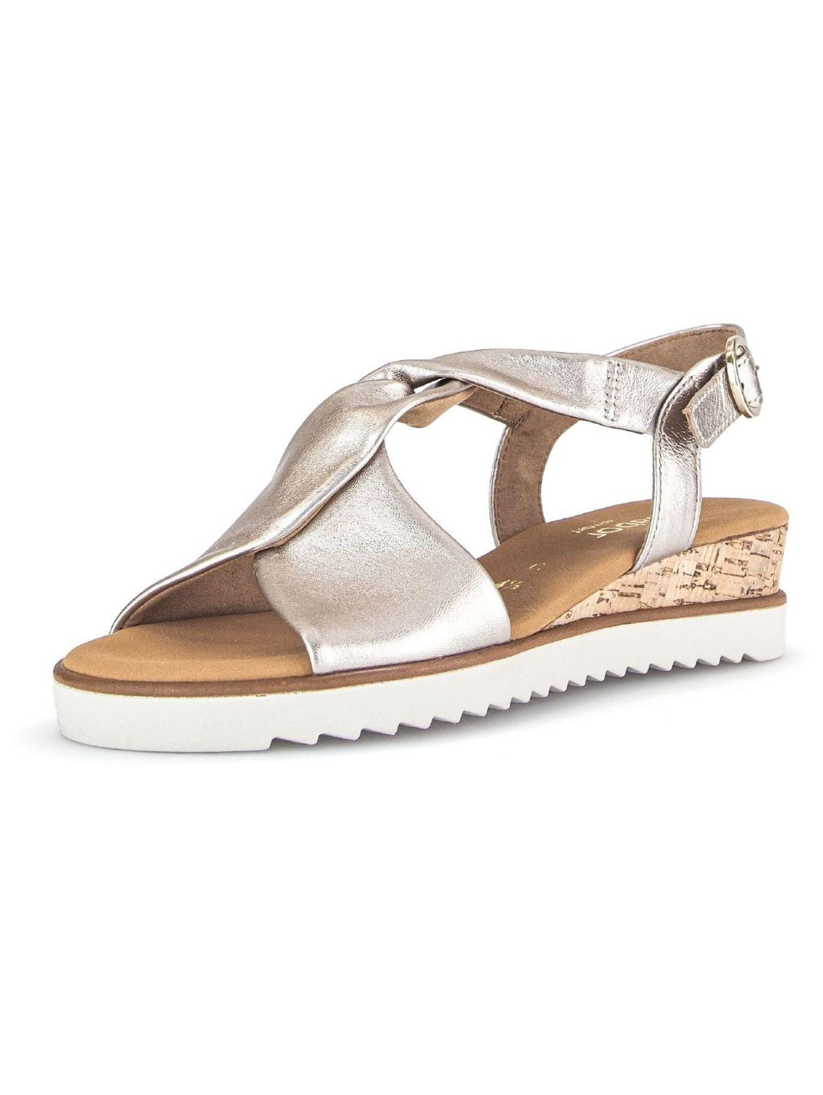 Sandalen 42.751 Damen Beige 40.5 von Gabor