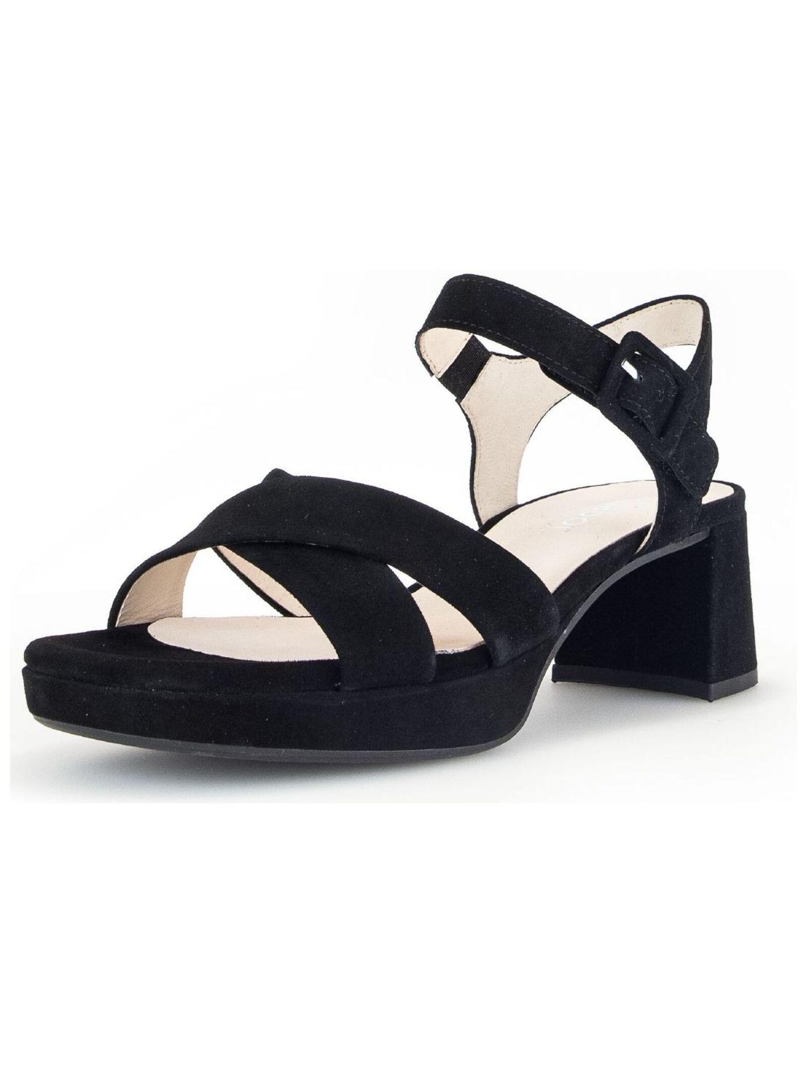 Sandalen 42.953 Damen Schwarz 38 von Gabor