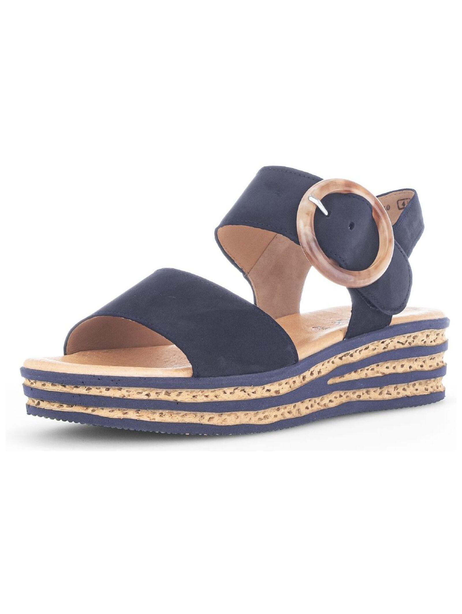 Sandalen 44.550 Damen Blau 38.5 von Gabor