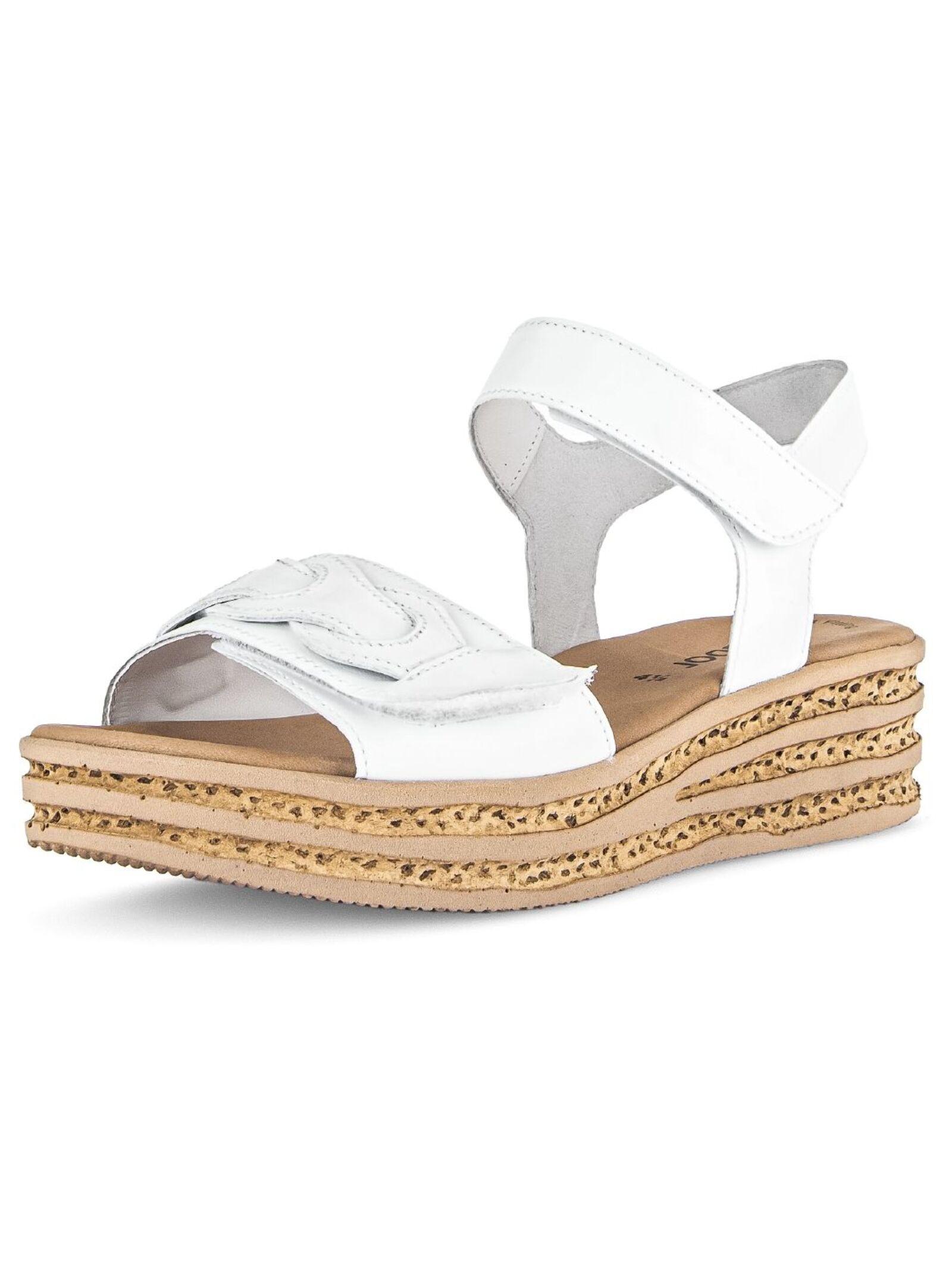 Sandalen 44.553 Damen Weiss 40 von Gabor