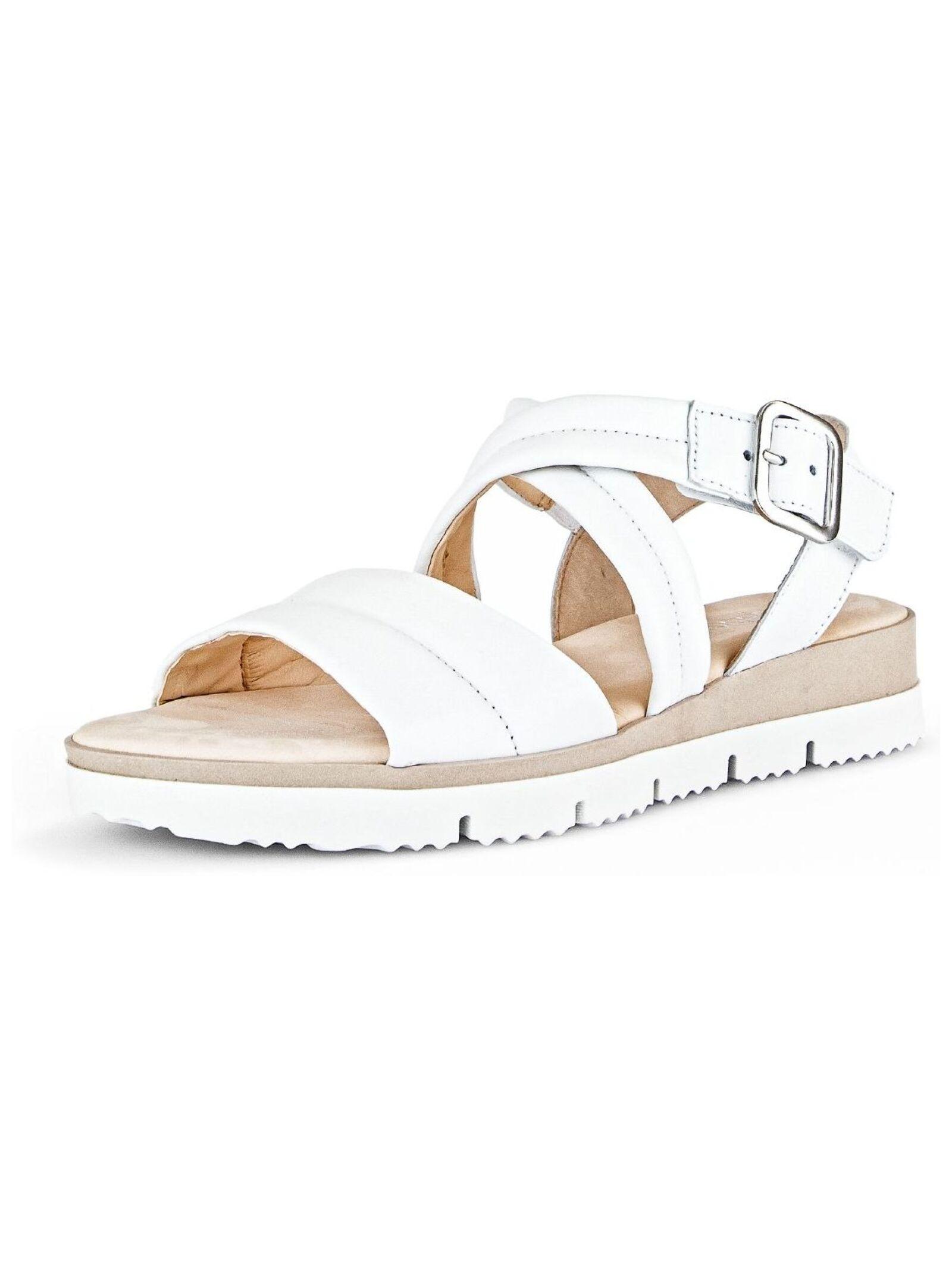 Sandalen 44.601 Damen Weiss 39 von Gabor