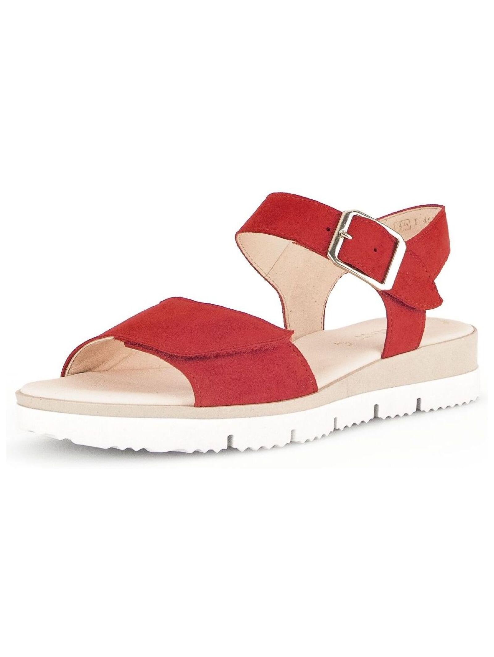 Sandalen 44.603 Damen Rot Bunt 40.5 von Gabor