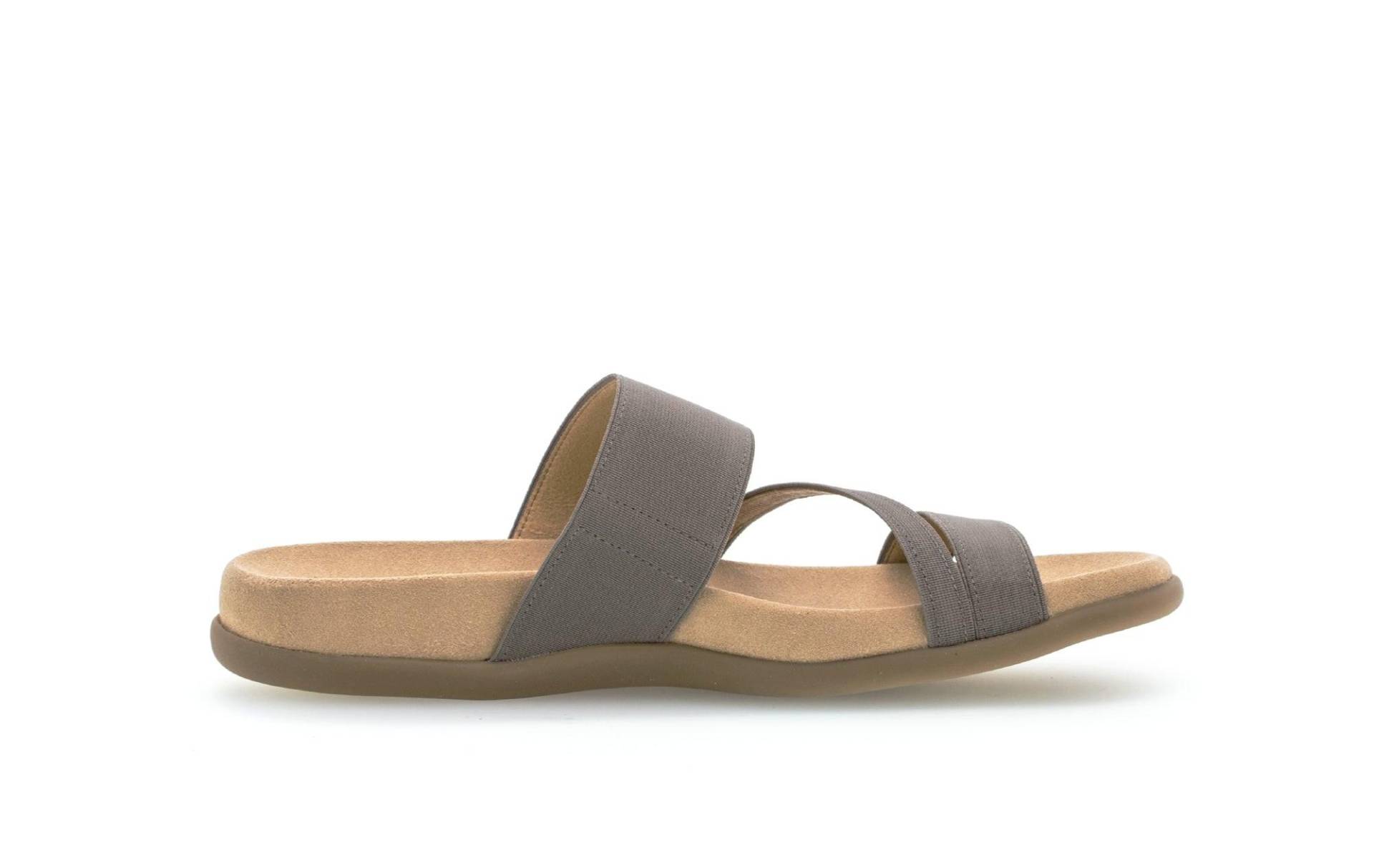 Synthetik Flip Flop Damen Grau 37 von Gabor